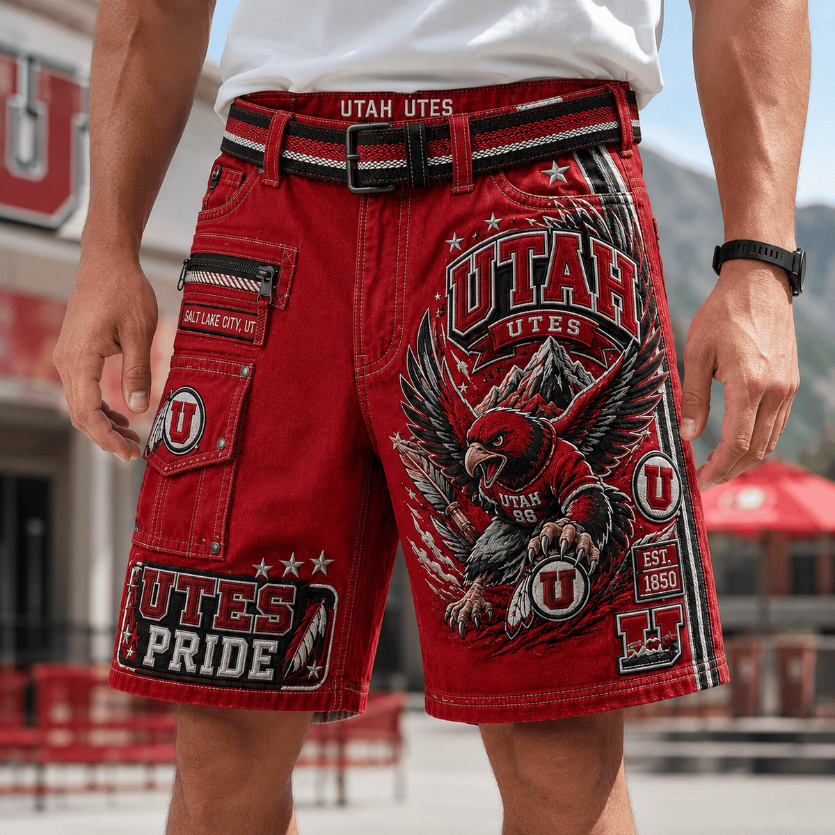 Premium UTAH Casual Shorts HQH