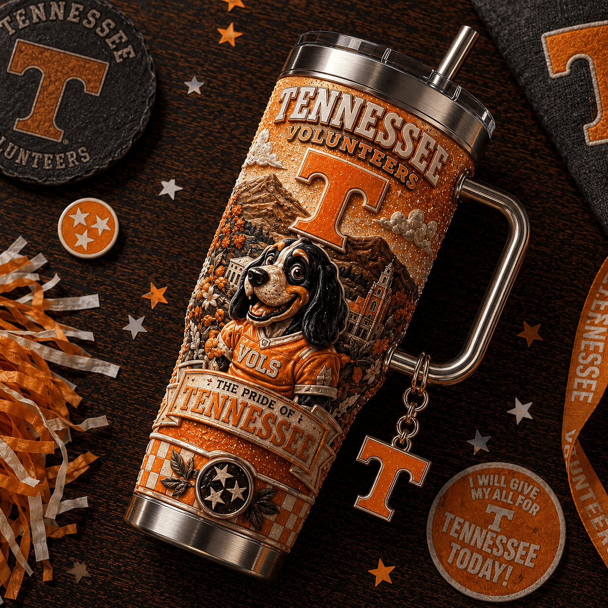 TVF 40oz Tumbler With Handle TTNL