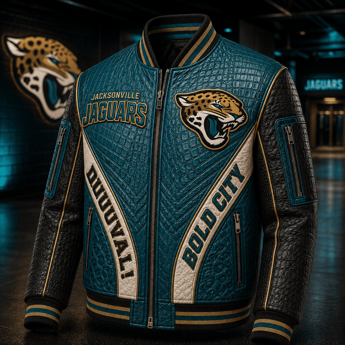 Premium JSVJ Leather Zipper Jacket PVNA