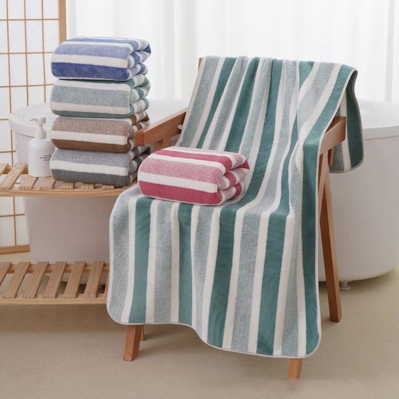 2/4/6 Pcs -Soft Bath Towels Set - Bath Towel&Towel Absorbent Quick-Drying Towel, Perfect for Family Bathrooms & Home Essentials