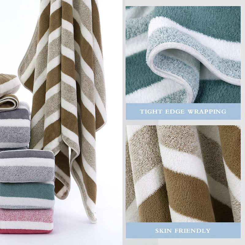 2/4/6 Pcs -Soft Bath Towels Set - Bath Towel&Towel Absorbent Quick-Drying Towel, Perfect for Family Bathrooms & Home Essentials